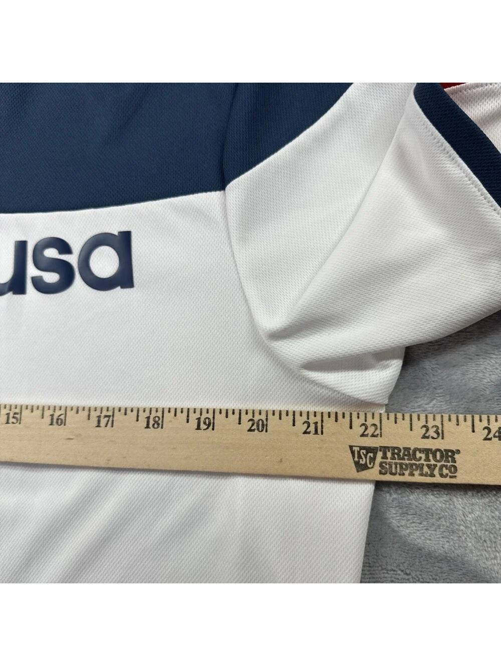 Adidas x USA Golf Shirt Mens Medium Red White Blue Olympic Team Colorblock Polo
